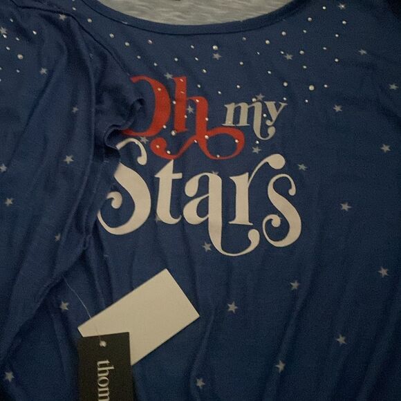 Blue 'Oh My Stars' Tops - Picture 5 of 6
